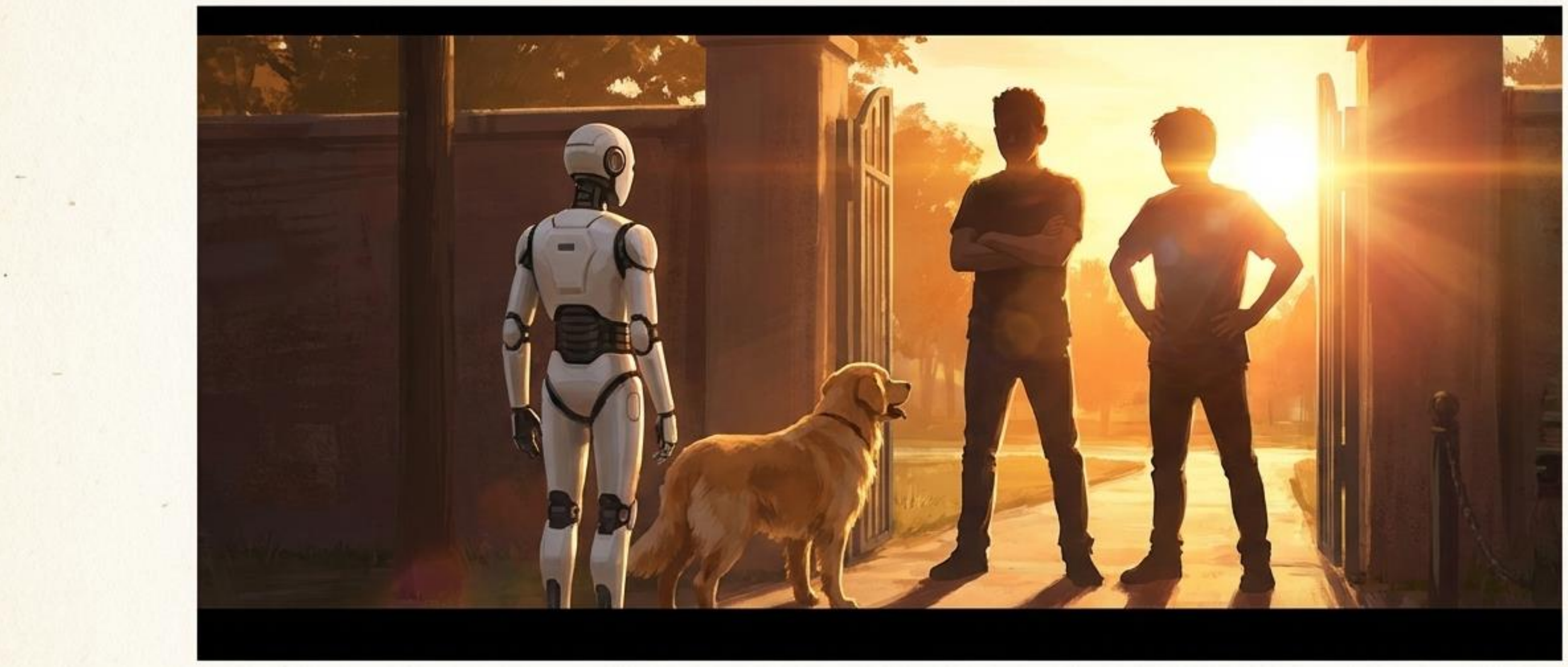 KI-generiertes Storyboard: A New Variable, dramatische Science-Fiction-Szene